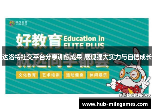 达洛特社交平台分享训练成果 展现强大实力与自信成长